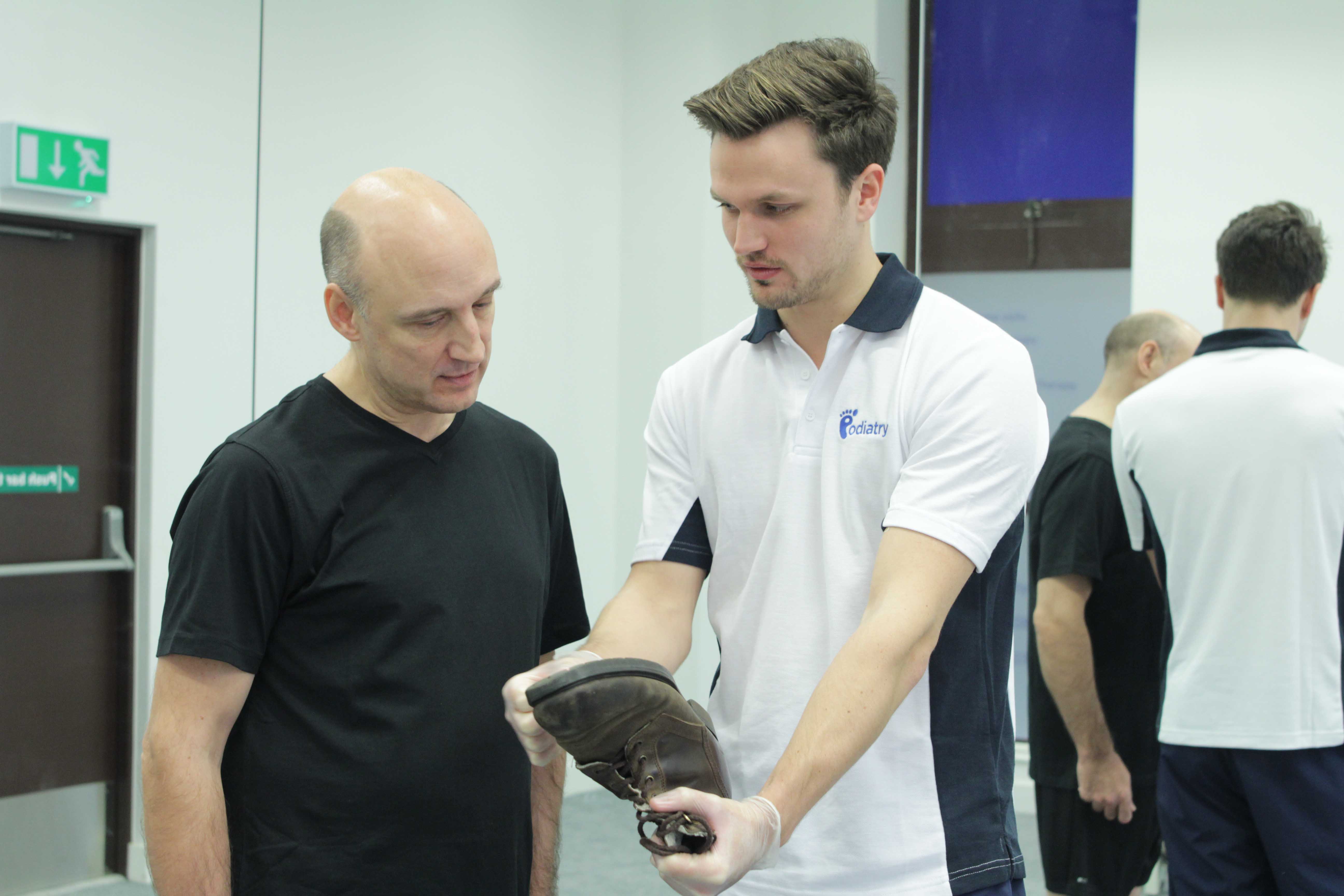 Shoes that do not provide aqequate support can sometimes make an individual prone to sprains around the foot and ankle.